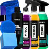 Imagem da oferta Kit Lavagem Automotiva Vonix C-flock Cera Tok Final Venus
