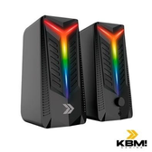 Imagem da oferta Caixa de Som Gamer KBM! GAMING CSG120 RGB AUX Drive de 45mm RMS 10W - KGCSG120