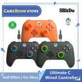 Imagem da oferta 8BitDo Ultimate C Wired Controller Gamepad USB com joysticks de efeito Hall para Xbox Series XSeries S Xbox One e PC