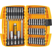 Imagem da oferta Kit de chaves de fenda DEWALT DW2166 com estojo cinza/prata 45 peças