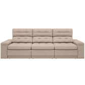 Imagem da oferta Sofá Retrátil Reclinável 4 Lugares DDS Next Brunello com Almofadas Fixas