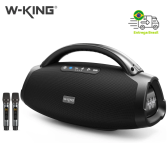 Imagem da oferta Alto-falantes portáteis Bluetooth W-KING 200W RMS baixo enorme festa boombox IPX7 alto-falante à