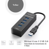 Imagem da oferta Hub USB 3.0 Coibeu 4 Portas