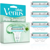 Imagem da oferta Gillette Venus Pele Sensível Carga para Aparelho de Depilar com Aloe Vera 4 uds