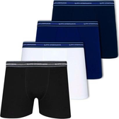 Imagem da oferta Kit 4 Cuecas Boxer Lupo Original Em Algodão Cueca Adulto Box Masculina Confortável 523