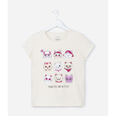 Imagem da oferta Blusa Infantil com Estampa Carinhas de Gatinhos - Tam 5 a 12 Anos