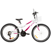 Imagem da oferta Bicicleta Aro 24 Infantil Caloi Ceci Branca 21 Marchas