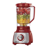 Imagem da oferta Liquidificador L-1100 Turbo Inox 1100w Vermelho Mondial Cor Vermelho/Inox 110V