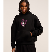 Imagem da oferta Casaco Boxy em Fleece com Felpa com Estampa Kuromi Preto