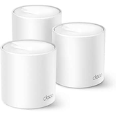 Imagem da oferta Roteador TP-Link Deco X1500 (3-Pack) WiFi 6 AI Mesh System AX1500 Dual Band 2.4 GHz 5 GHz