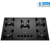 Imagem da oferta Fogão Cooktop 5 Bocas Preto Com Mesa Vidro Atlas Agile Up Bivolt