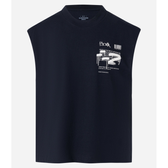 Imagem da oferta Regata Boxy em Algodão e Silk no Peito Tam PP