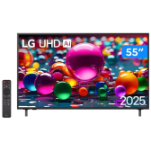 Imagem da oferta Smart TV 55" LG 4K Ultra HD webOS 25 AI Processor 4K Gen8 com Alexa 3 HDMI - 55UA8550PSA