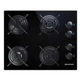 Imagem da oferta Cooktop 4 bocas Brastemp com grades piatina e acendimento automático - BDD61AE BIVOLT