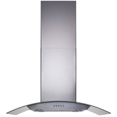 Imagem da oferta Coifa de Ilha Gourmet 180W 90cm Inox e vidro curvo 220v Cadence