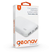 Imagem da oferta Powerbank Carregador Portatil Universal 5000ma Branco Geonav