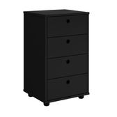 Imagem da oferta Mesa de Cabeceira Multiuso Classic 4 Gavetas p/ Quarto ou Escritorio
