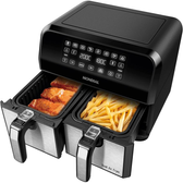 Imagem da oferta Fritadeira Air Fryer Dual Duplo Cesto 8L Mondial 2200W 220V - AFD-01-BI