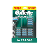 Imagem da oferta Carga para Aparelho de Barbear Gillette - Mach 3 16 Unidades