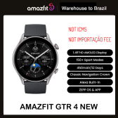 Imagem da oferta Amazfit GTR 4 NEW Smartwatch GTR 4 com display AMOLED aplicativo Zepp OS bateria de 12 dias GPS