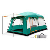 Imagem da oferta Barraca Camping Grande Acampamento 10-12 Pessoas 420x305cm