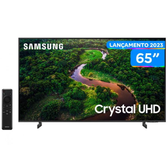 Imagem da oferta Smart TV 65” UHD 4K LED Crystal Samsung 65CU8000 2023 Wi-Fi Bluetooth Alexa 3 HDMI - UN65CU8000GXZD