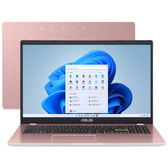 Imagem da oferta Notebook ASUS Vivobook Go 15 Intel Celeron 4GB RAM 128GB eMMC 15,6" UHD Rosa Windows 11+ Microsoft 365 Personal Office E