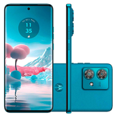 Imagem da oferta Smartphone Motorola Edge 40 Neo 5G Caneel Bay 256GB 10GB (8GB RAM+2GB Ram Boost) 50MP Ultra-Pixel AI Camera IP68 NFC