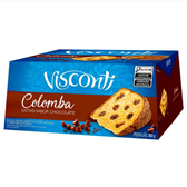 Imagem da oferta Bolo de Páscoa Gotas de Chocolate Cobertura Açucarada Visconti Colomba 360g