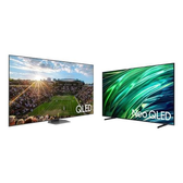 Imagem da oferta Smart TV 98 polegadas QLED Super Big 4K 98Q80C 2023 + AI TV 55" Neo QLED 4K 55QNX1 2024