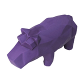 Imagem da oferta Brinquedo No Limit Origami Latex Hipopótamo Azul para Cães