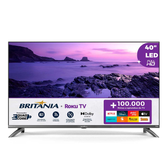 Imagem da oferta Smart TV Britânia 40" BTV40M9GR2CGB Full HD LED Dolby Audio Roku TV