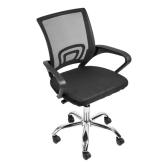 Imagem da oferta Cadeira de Escritório Diretor Giratória Preta - DIR-002 Otello