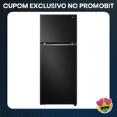 Imagem da oferta Geladeira Refrigerador LG Frost Free Black 395L Duplex Compressor Inverter - GN-B392PXG