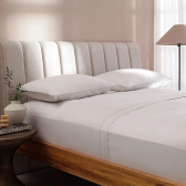 Imagem da oferta Jogo De Cama Queen Buddemeyer Cotton Essential Cor Bege