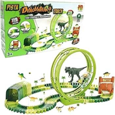Imagem da oferta Pista Dinossauro Track com Looping e Acessórios 119 Peças + Carrinho DM Toys DMT6132