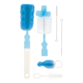 Imagem da oferta Kit Escovas Mamadeiras De Bico E Canudos Azul 7290 - Buba