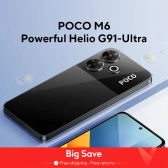 Imagem da oferta Poco m6 versão global smartphone 128gb/256gb mediatek helio g91 ultra 6.79 ''90hz display 33w carregamento rápido 5030