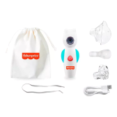 Imagem da oferta Inalador Portátil Multilaser Mesh Dó Ré Mi Fisher Price Cor Branco 110V/220V