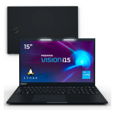 Imagem da oferta Notebook Positivo Vision i3-N300 8GB SSD 256GB Tela 15.6" FHD Linux - I38256BI-15