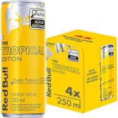 Imagem da oferta Pack 4 Unidades Energético Red Bull Tropical - 250ml