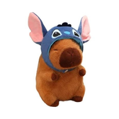 Imagem da oferta Bonecas de Pelúcia Kawaii - Capivara Pikachu Stitch Hello Kitty e Kuromi