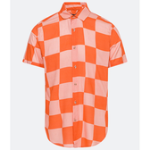 Imagem da oferta Camisa Manga Curta em Viscose com Estampa Quadriculada Tam PP