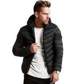 Imagem da oferta Casaco Bobojaco Jaqueta Puffer Gomada com Capuz Removível e Bolsos