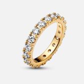 Imagem da oferta Anel De Ouro Eternidade Brilhante Pandora