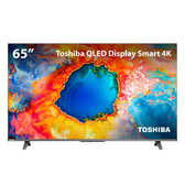 Imagem da oferta Smart TV QLED 65 4K Toshiba 65C450NS Google TV 4 HDMI 2 USB Wi-Fi - TB036M