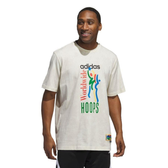 Imagem da oferta Camiseta Adidas Estampada Worldwide Hoops - Masculina