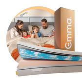 Imagem da oferta Colchão Queen Emma Duo Comfort 10 anos de garantia conforto de dupla face e suporte ideal para o seu corpo 158x