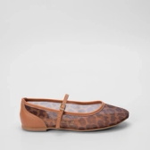 Imagem da oferta Sapatilha Boneca Vizzano Tela Animal Print Caramelo