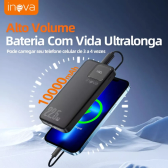Imagem da oferta Power Bank 10000mah Portátil Com Display Carga Rápida 22.5w